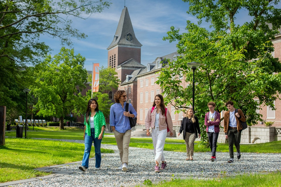 International students at a Dutch university